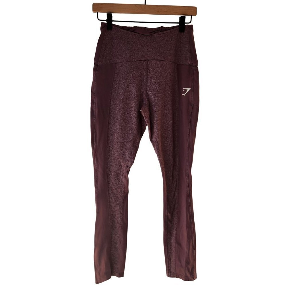 Gymshark Dreamy Dry Moisture Management Purple Mauve Leggings Tights S